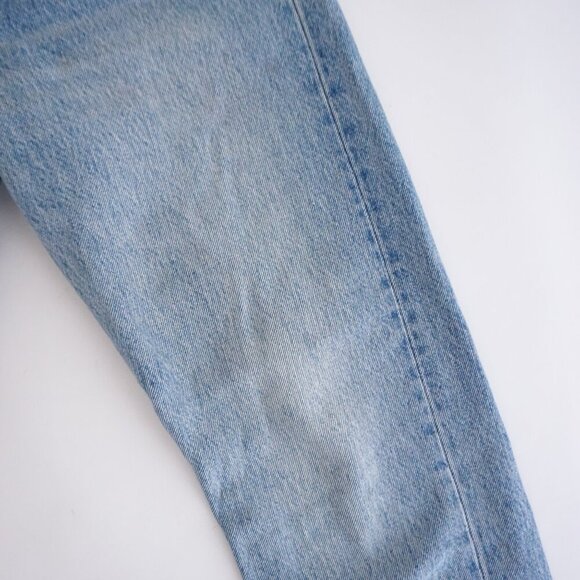 Levi’s Wedgie Fit Jeans Light Wash Straight Waterless 100% Cotton Denim 25 - Picture 7 of 14